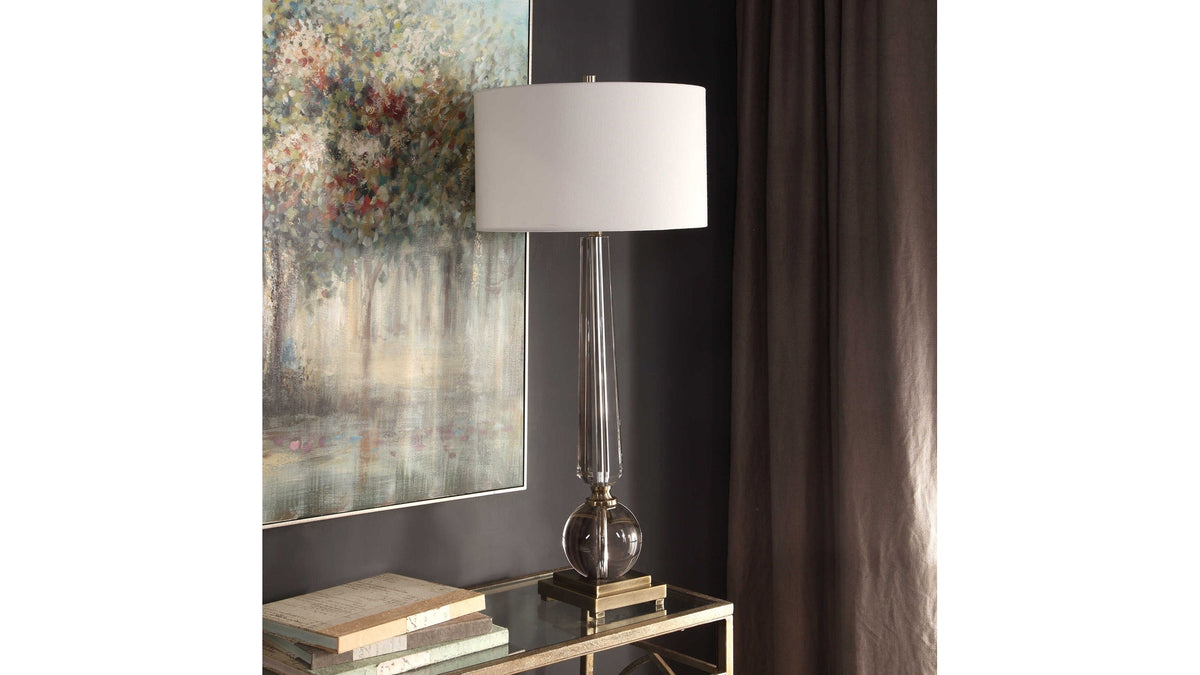 Crista - Crystal Lamp - Silver