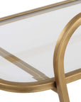 Swain - Brass Serving Cart
