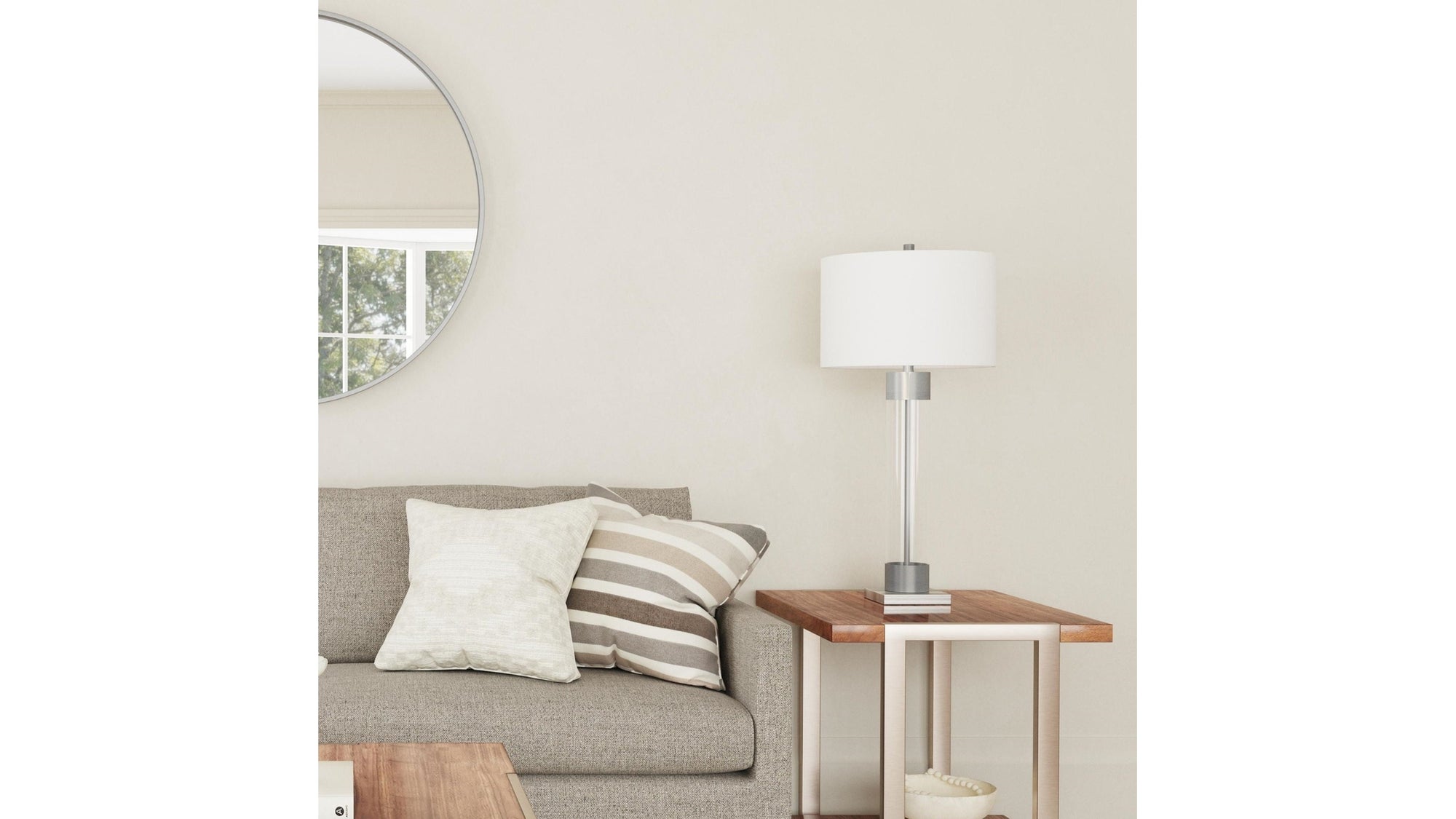 Tennison - Table Lamp - Silver