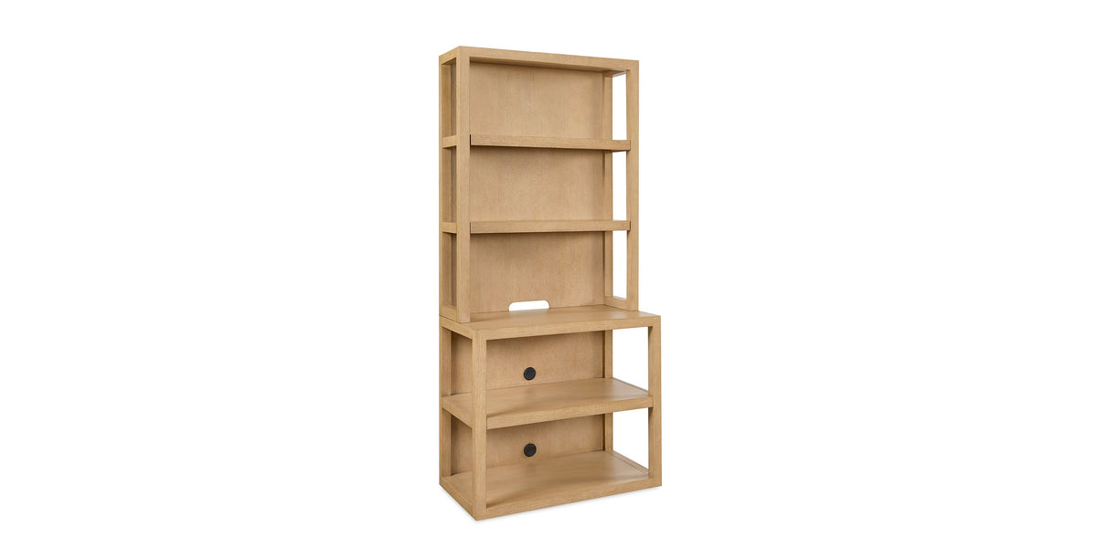 Richmond Peninsula Desk with Bookcases and Hutches