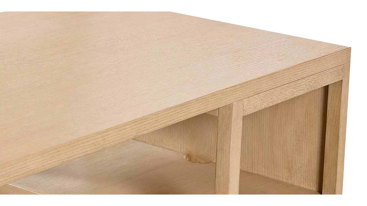 Richmond Modular Office Desk and 3 Wide Bookshelf Set