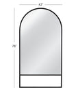 Kai - Floor Mirror - Black