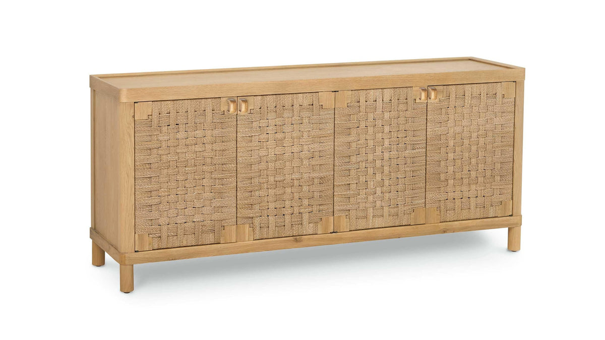 Montauk Woven 4 Door Credenza