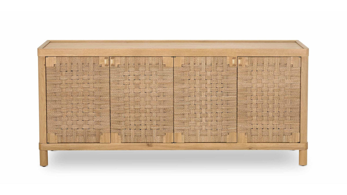 Montauk Woven 4 Door Credenza