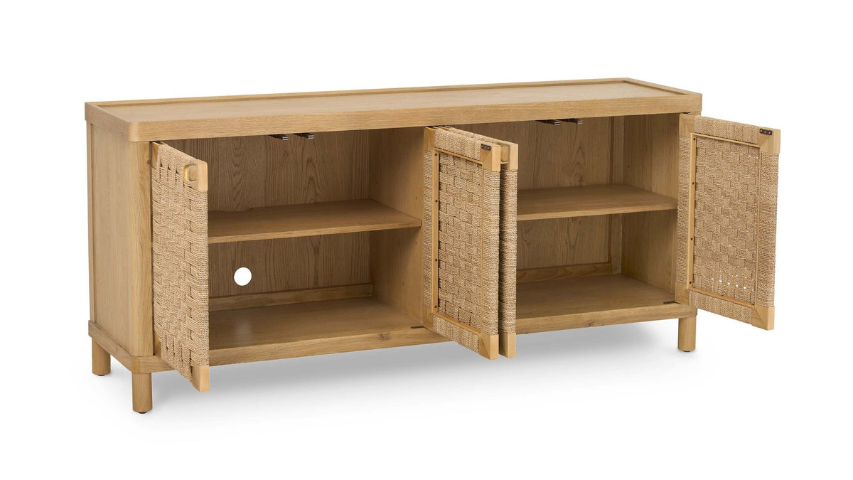Montauk Woven 4 Door Credenza