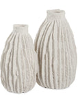 Ivory Ridge - Vases (Set of 2) - White