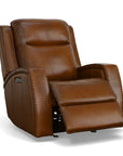 Mustang - Power Gliding Recliner With Power Headrest - Rust