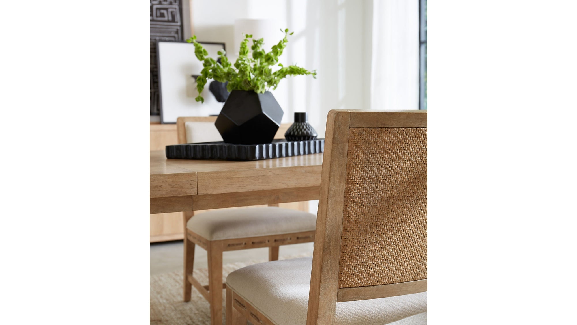 Retreat - Cane Back Side Chair Set of 2 - Beige