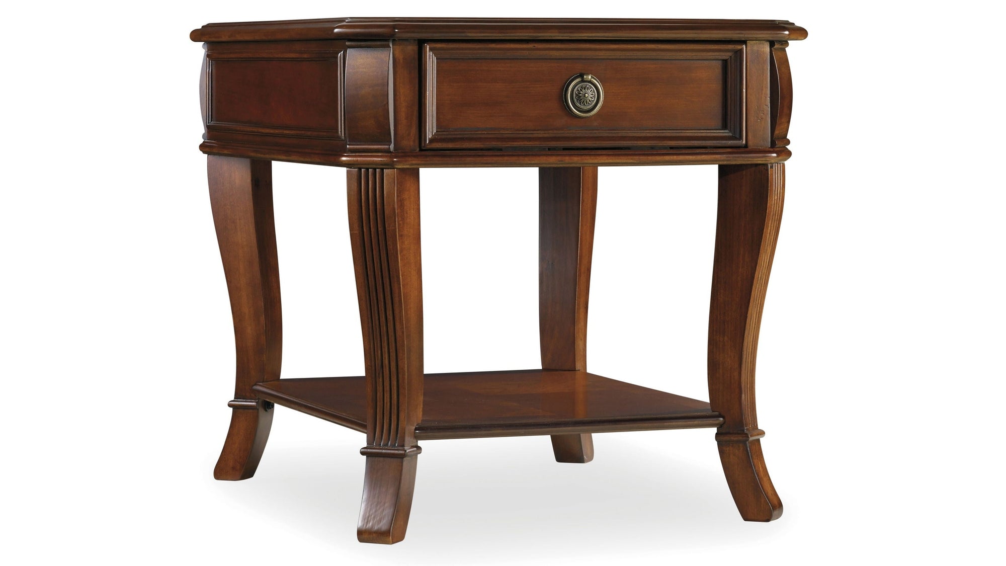 Brookhaven - End Table - Dark Brown