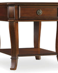 Brookhaven - End Table - Dark Brown