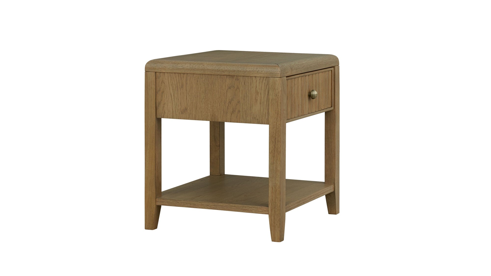 Reed - Chairside Table - Driftwood Oak