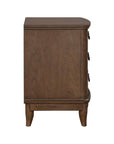 Bellevue - 3-Drawer Nightstand - Whiskey Brown