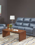 Oasis - Power Reclining Sofa With Power Headrests, Lumbar, Heat & Massage