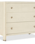 Archives - Raffia Three-Drawer Chest - Beige