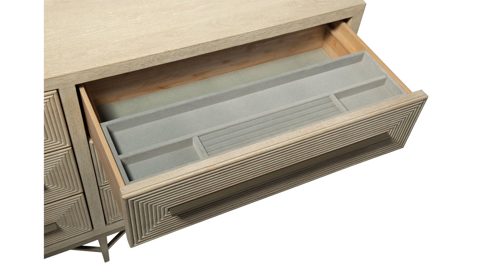 Cascade - 6-Drawer Dresser - Light Brown