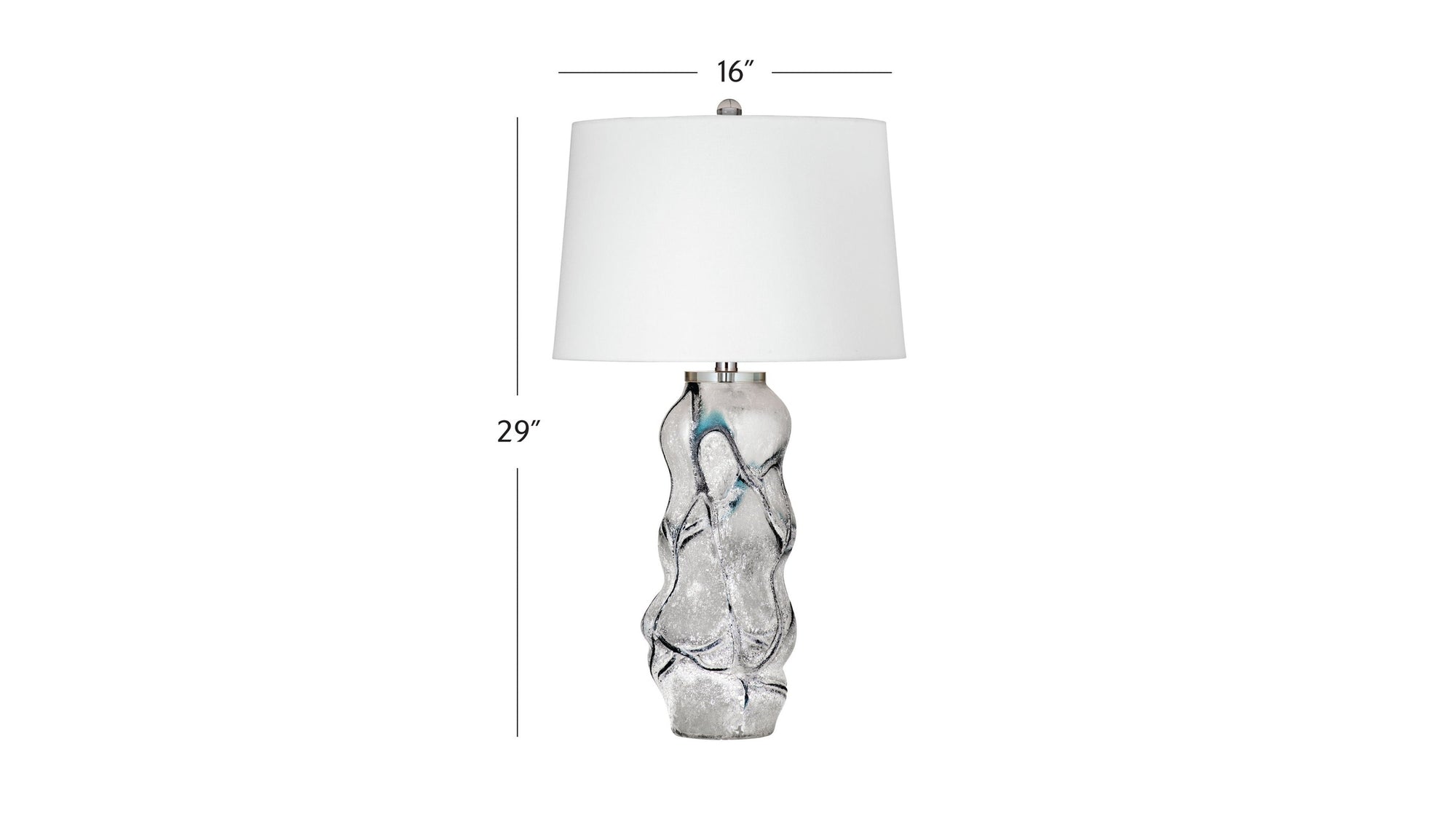 Ion - Table Lamp - Pearl Silver / White