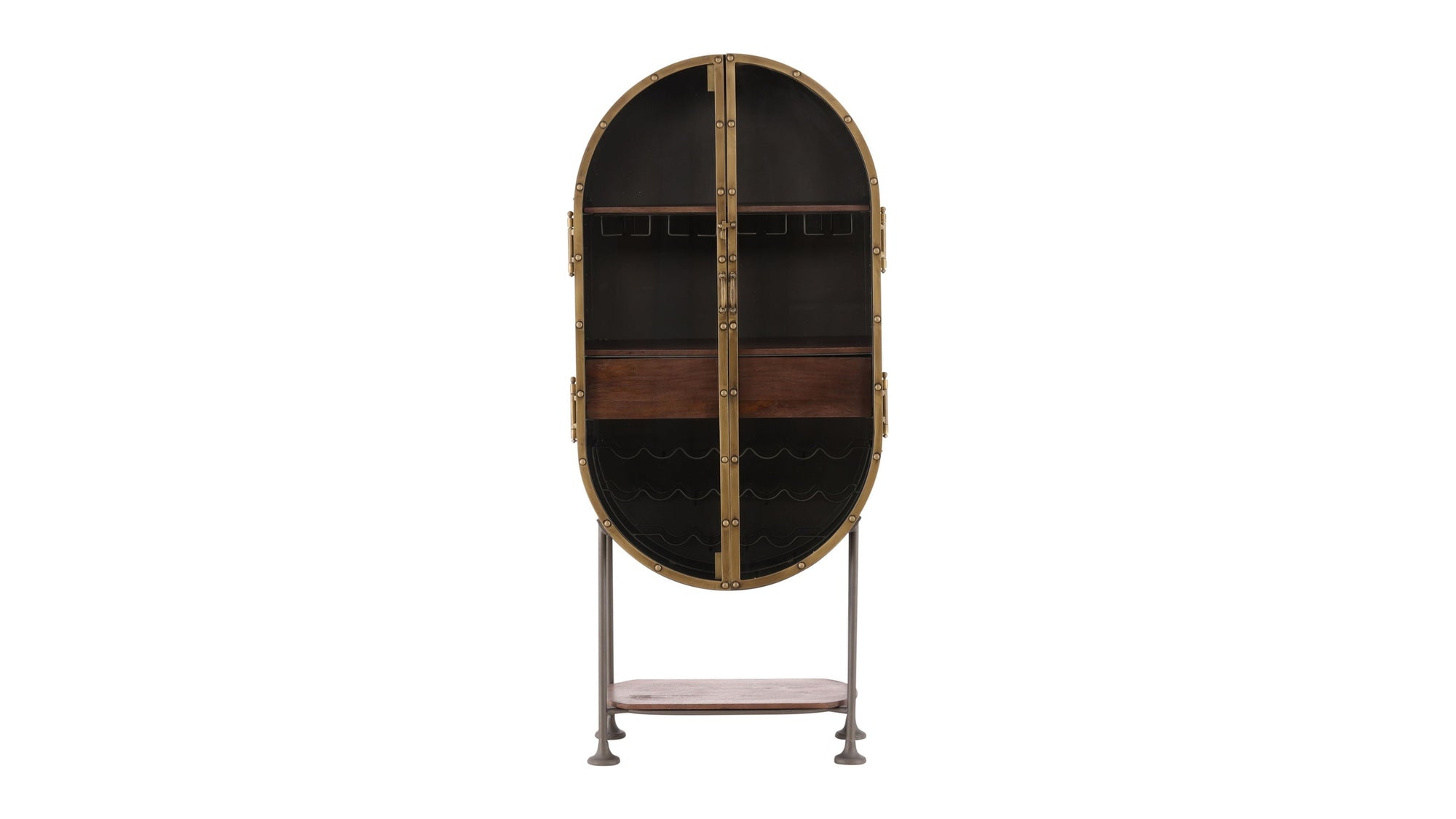 Eclipse - Bar Cabinet - Dark Brown