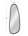 Mia - Wall Mirror - Glossy Black