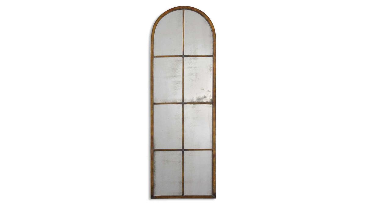 Amiel - Arched Brown Mirror