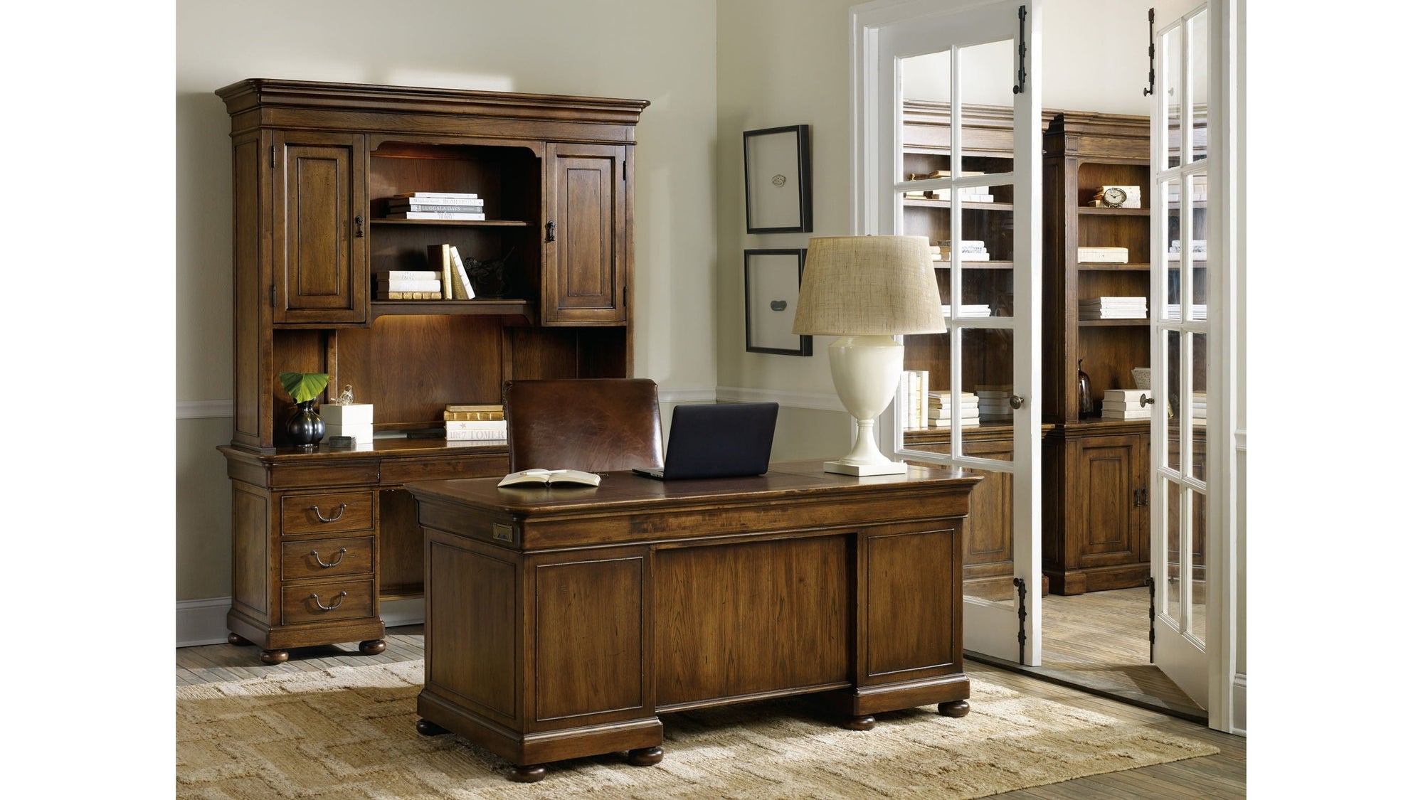 Archivist - Executive Desk - Dark Brown