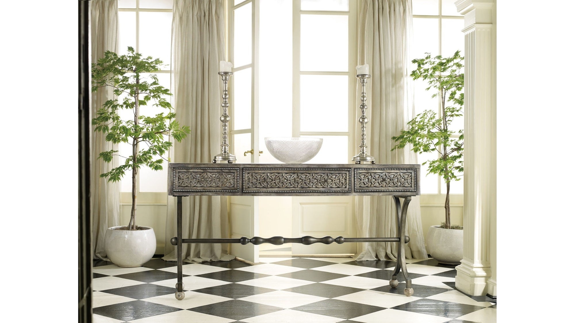 Melange - Ravenna Console - Dark Gray