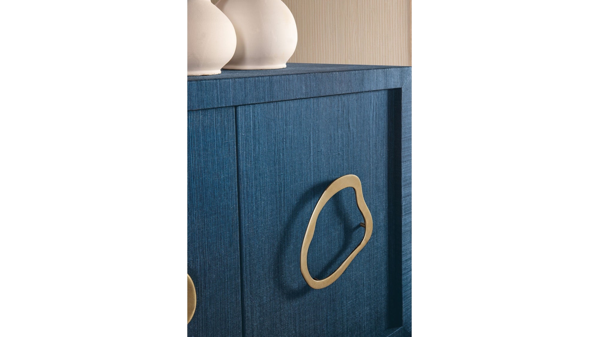 Commerce And Market - Paige Five-Door Credenza - Blue
