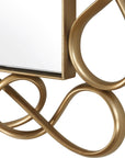 Twist It - Mirror - Antique Brass