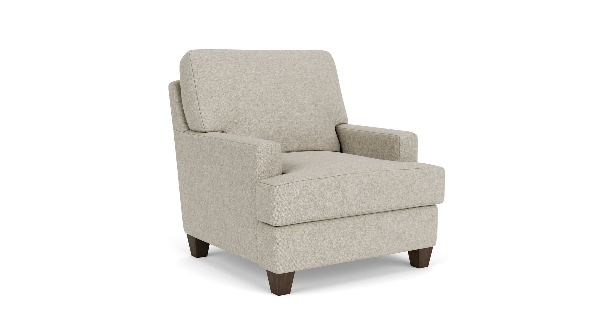 Moxy - Fabric Chair, Straight Track Arms