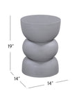 Accent Table - Gray Plaster