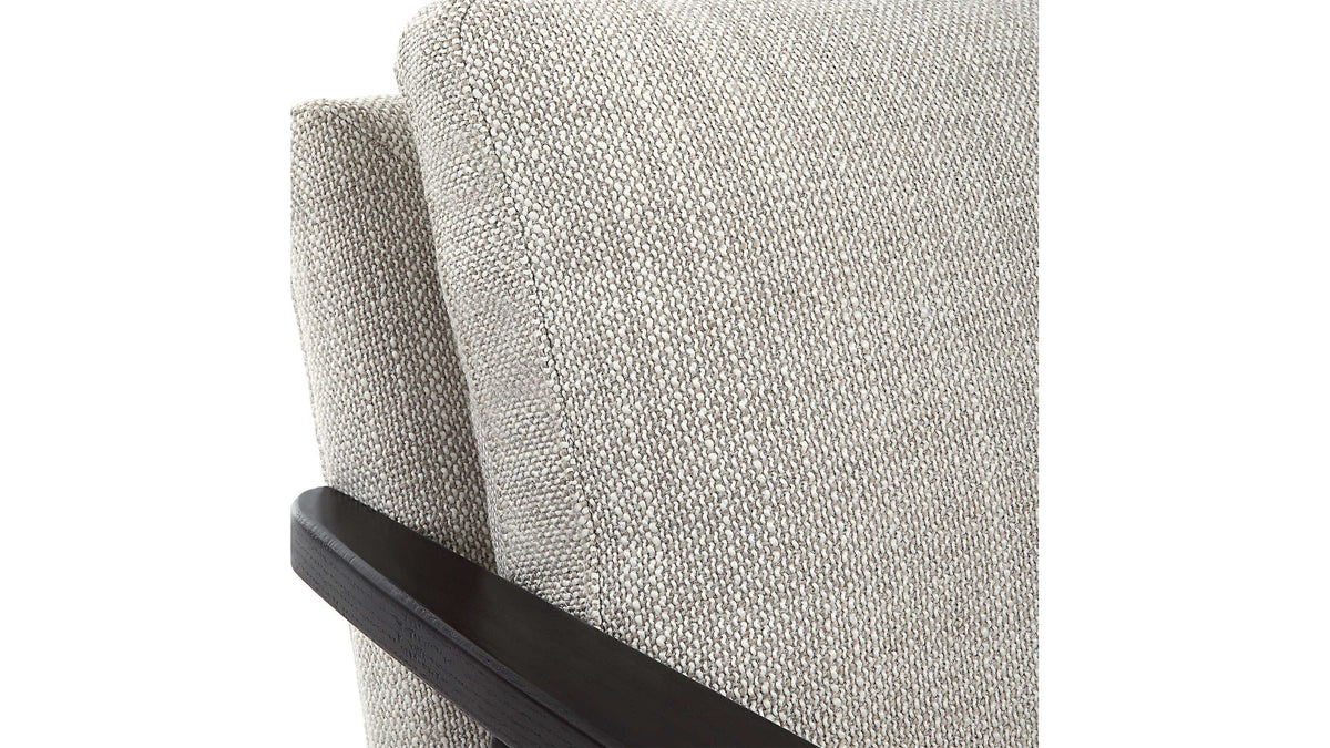 Sebastian - Cast Iron Accent Chair - Gray