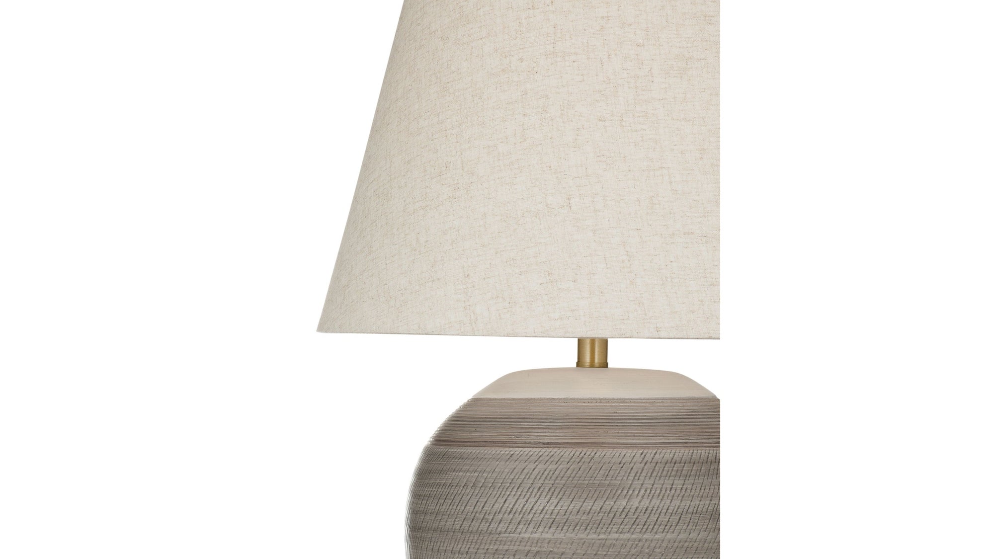 Almaden - Table Lamp - Gray / Beige
