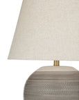 Almaden - Table Lamp - Gray / Beige