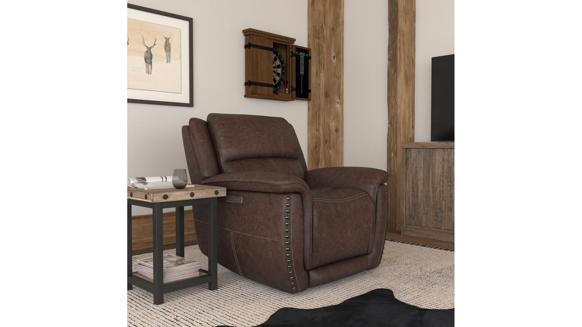 Beau - Power Recliner With Power Headrest