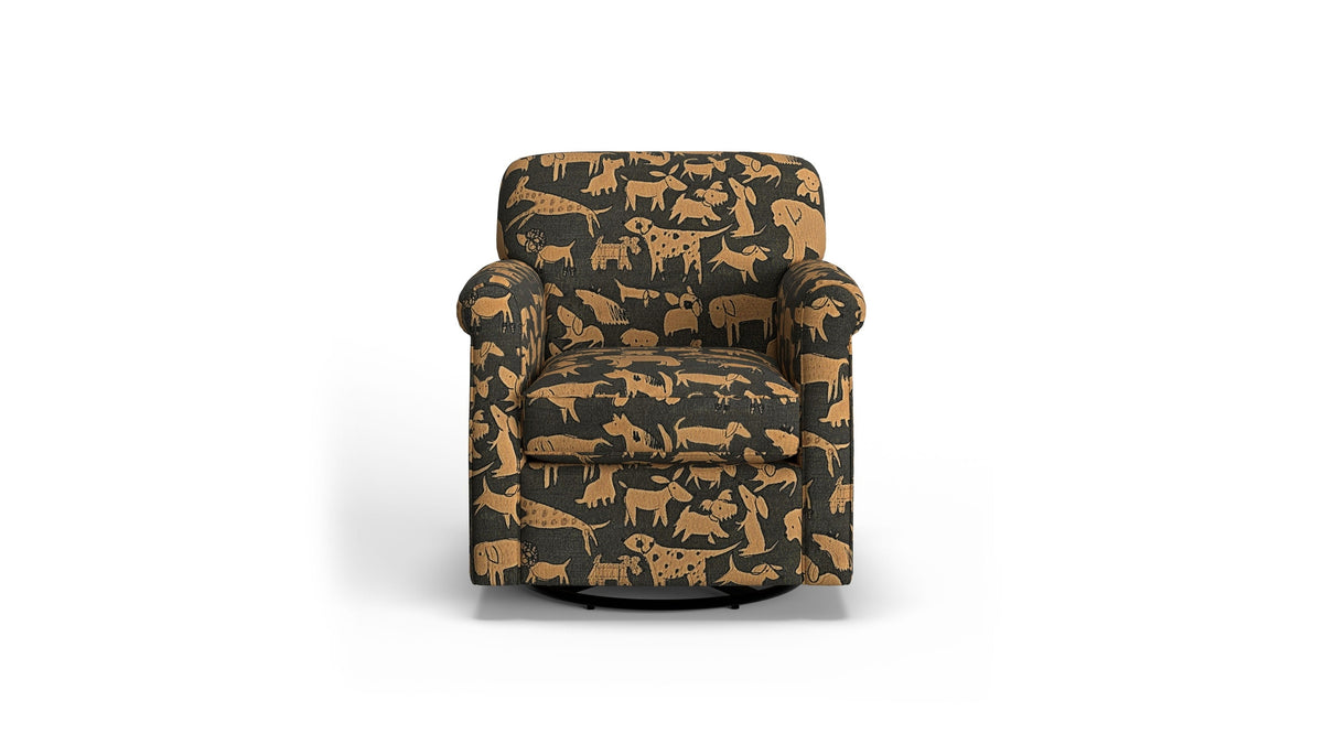 Mabel - Fabric Swivel Chair