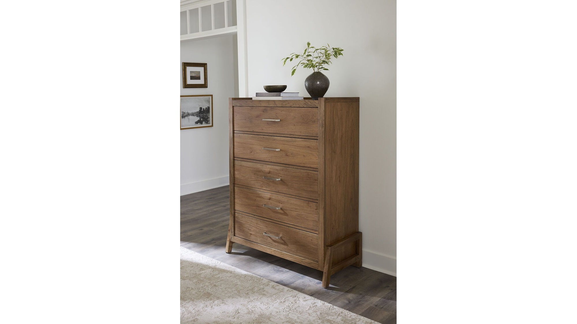 Mercer Street - Chest 5 Drawer - Pecan