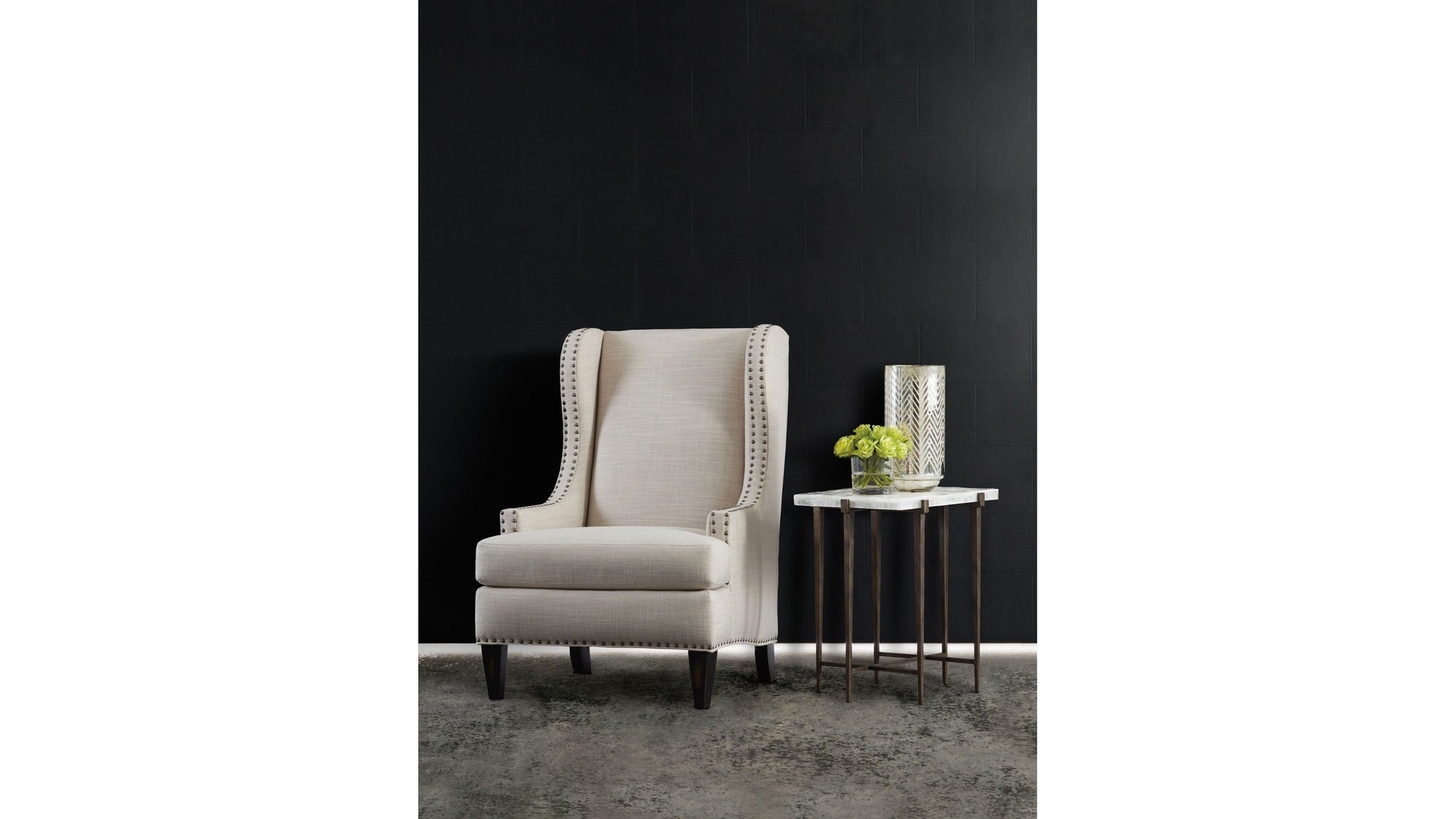 Melange - Bellis Accent Table - Gray