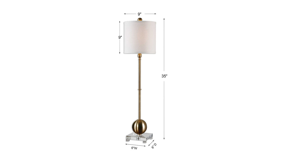 Laton - Buffet Lamp - Brass