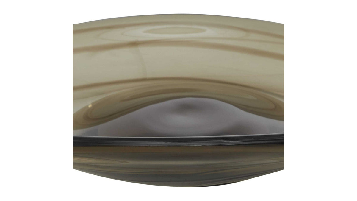 Soluna - Indoor-Outdoor Glass Bowl - Brown