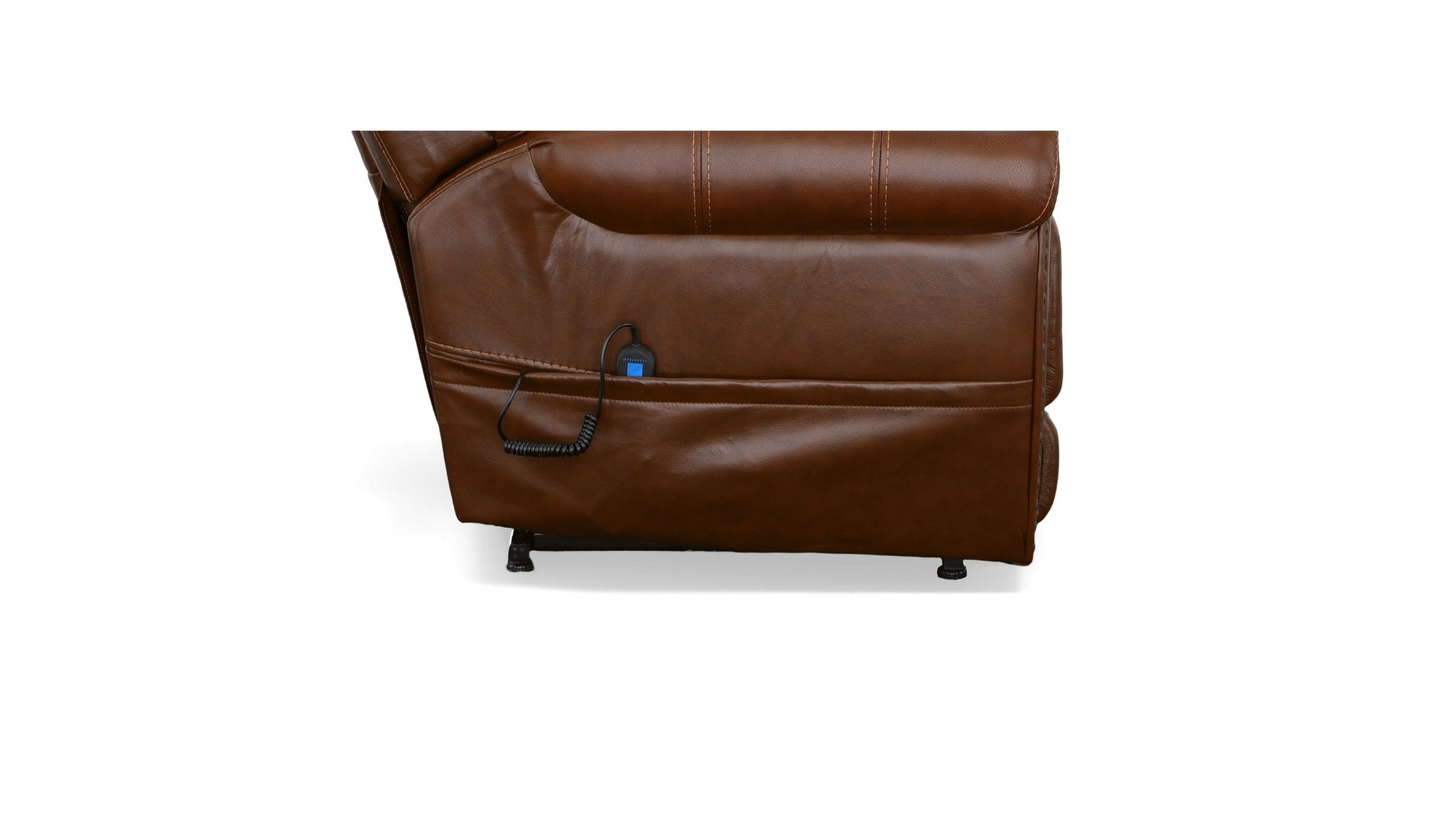 Oscar - Power Lift Recliner With Right-Hand Control & Power Headrest - Grizzly