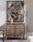 Dazzling - Floral Art - Light Brown