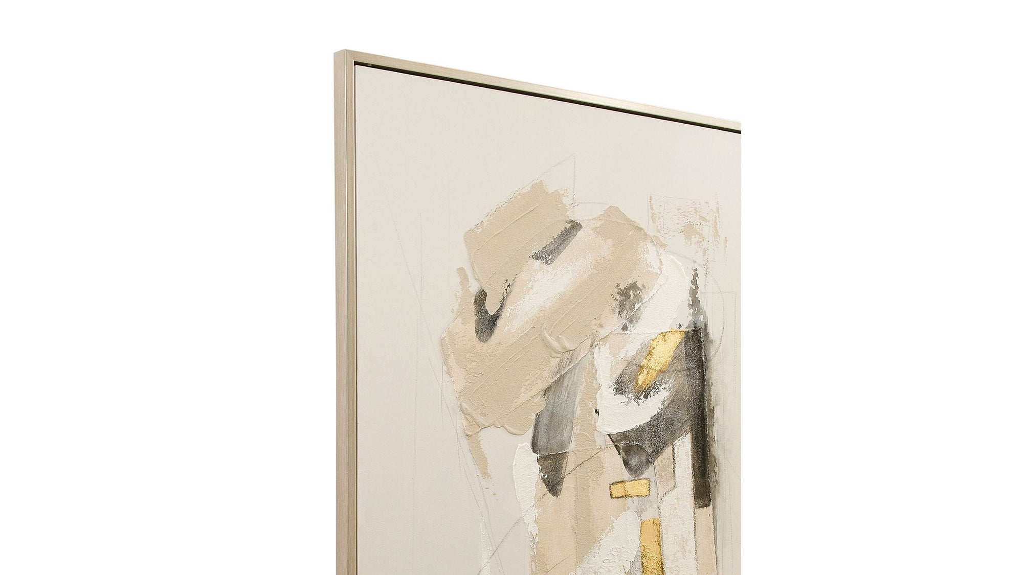 Spencer Framed Canvas Set of 2 - Beige