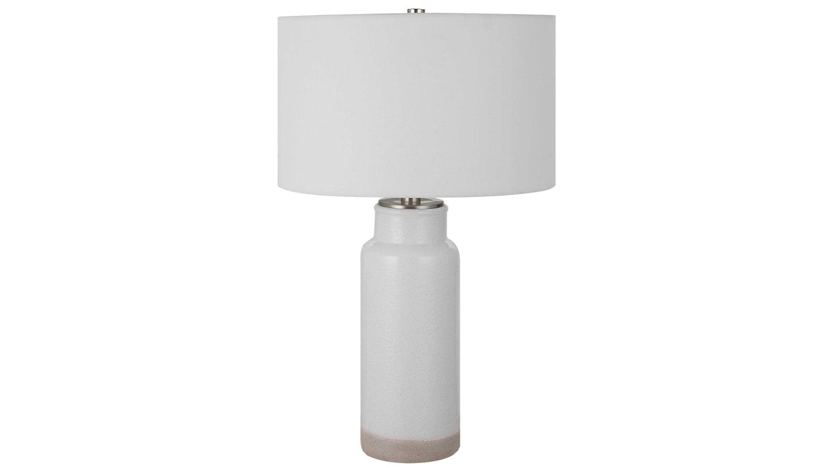 Albany - Farmhouse Table Lamp - White