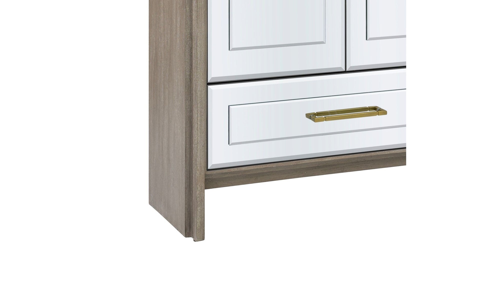 Lansing - Tall Bar Cabinet - Cerused Gray Oak