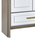 Lansing - Tall Bar Cabinet - Cerused Gray Oak