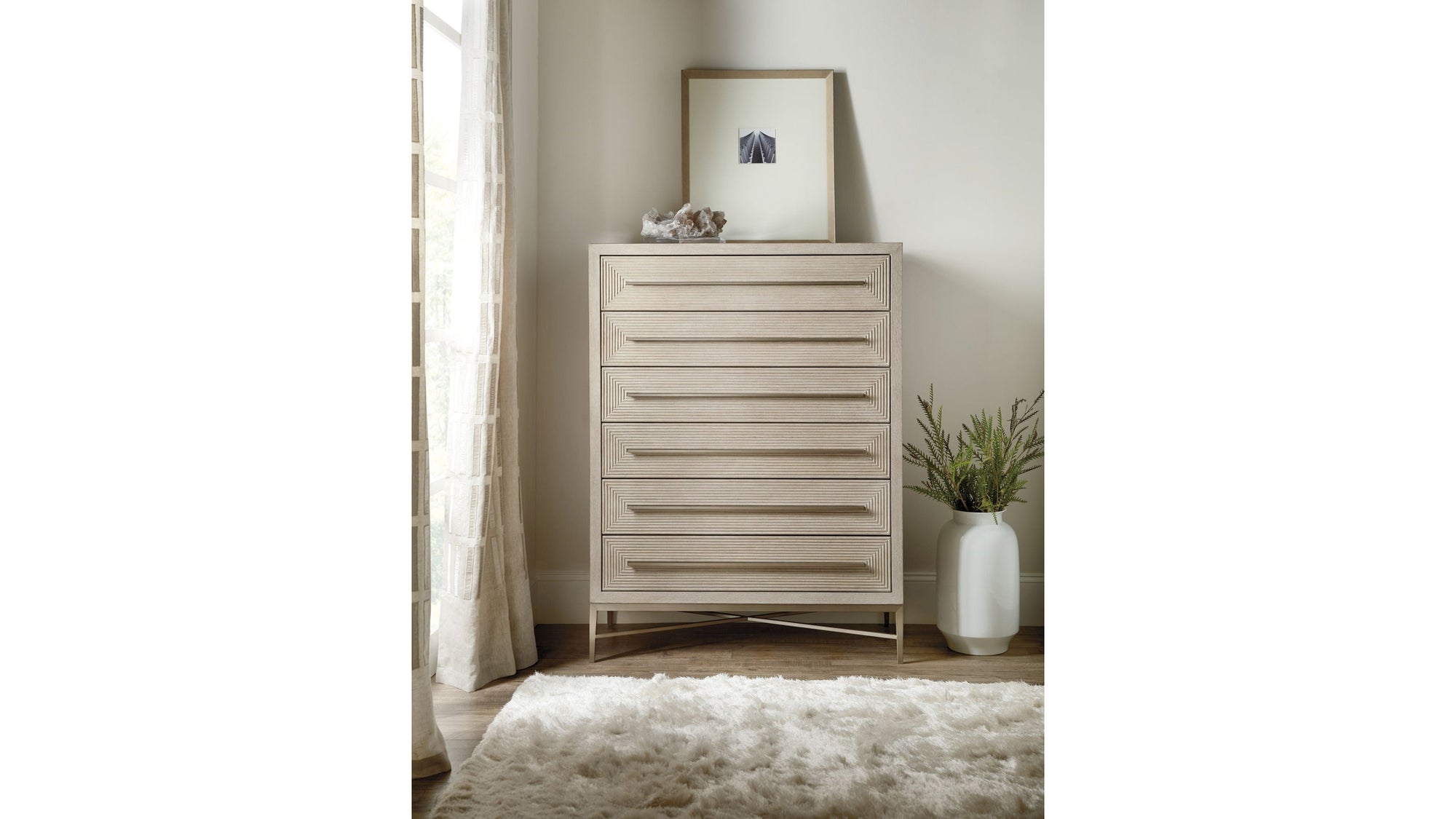 Cascade - 6-Drawer Chest - Light Brown