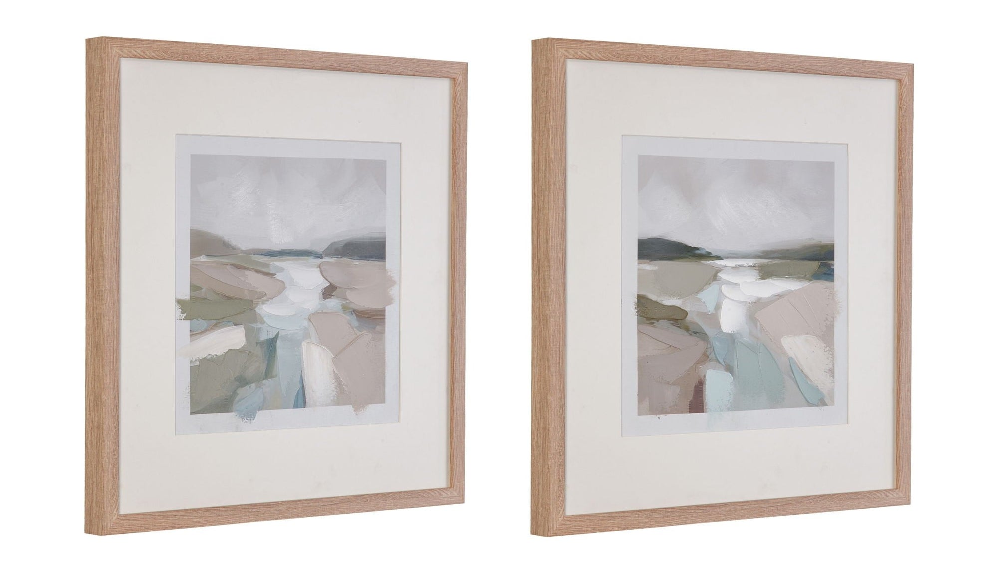 Stillwater - Framed Canvas Set of 2 - Natural