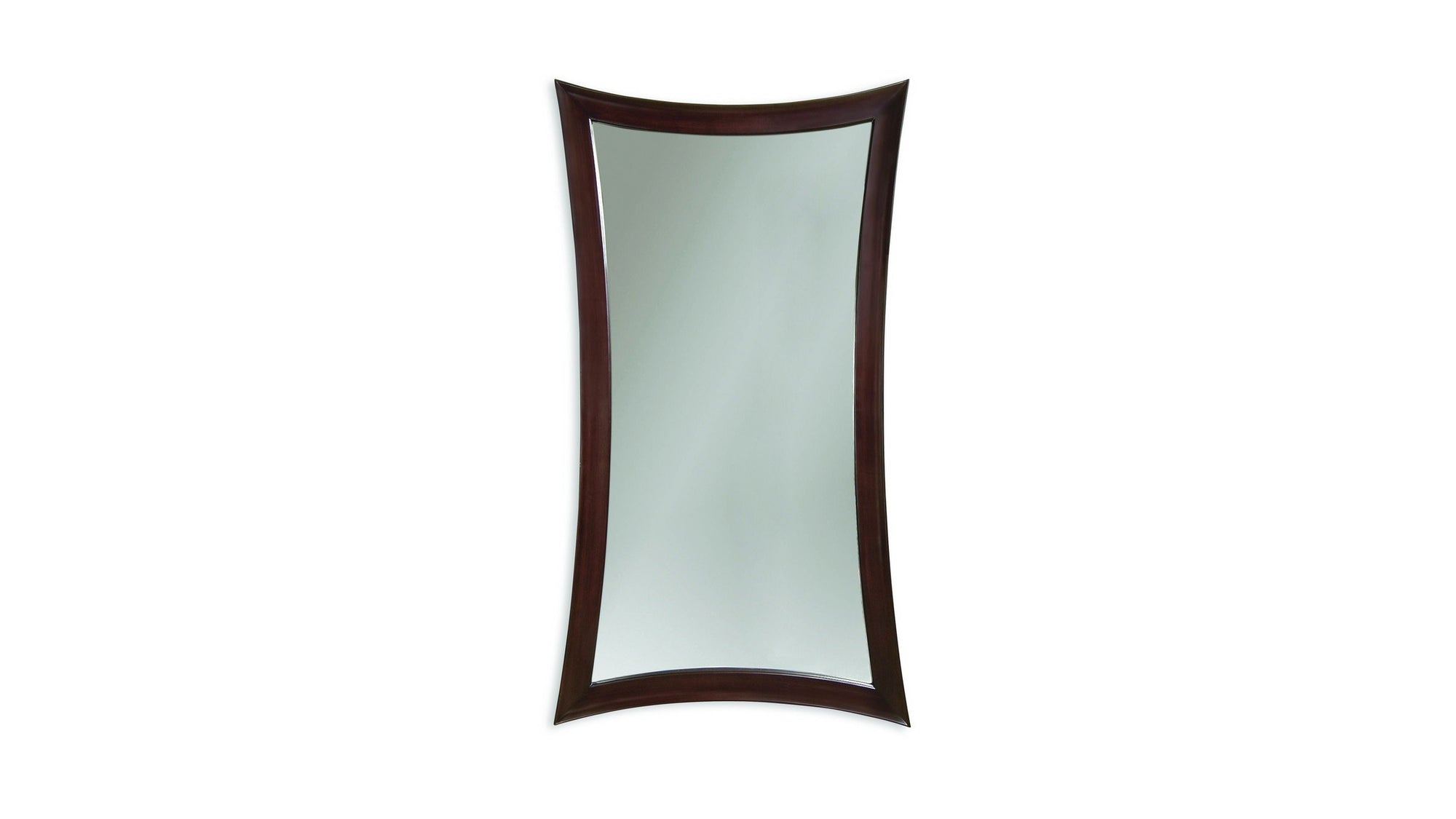 Hour Glass - Floor Mirror - Brown
