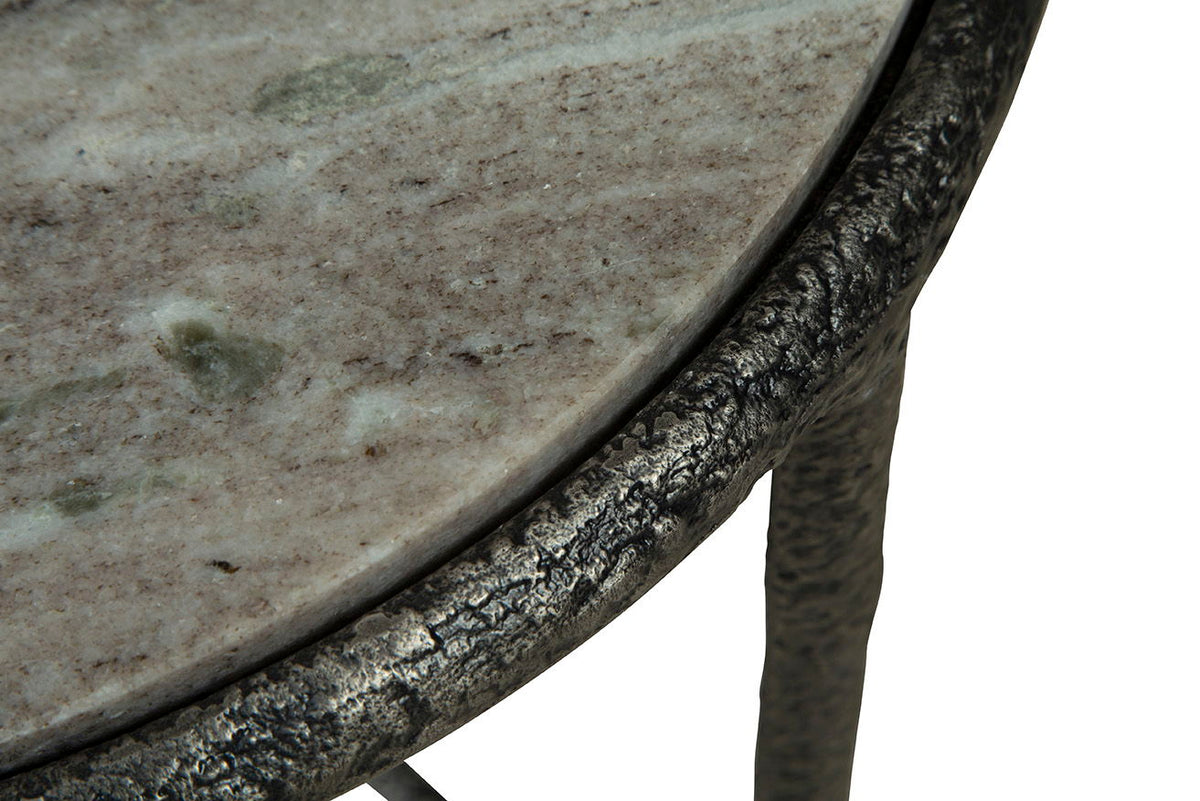 Ferris - End Table - Gray / Black