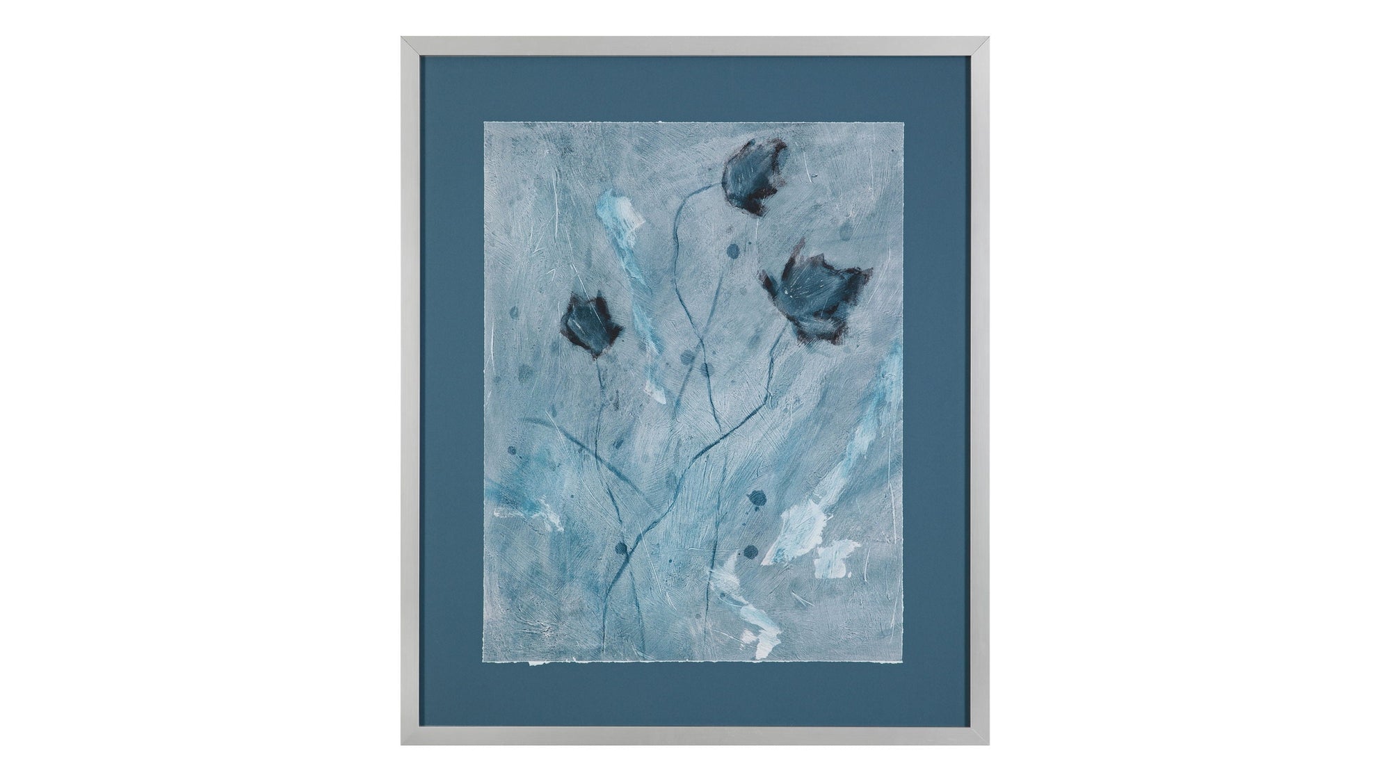 Mystic Meadow Framed Print - Blue