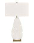 Palm Leaf - Table Lamp - White